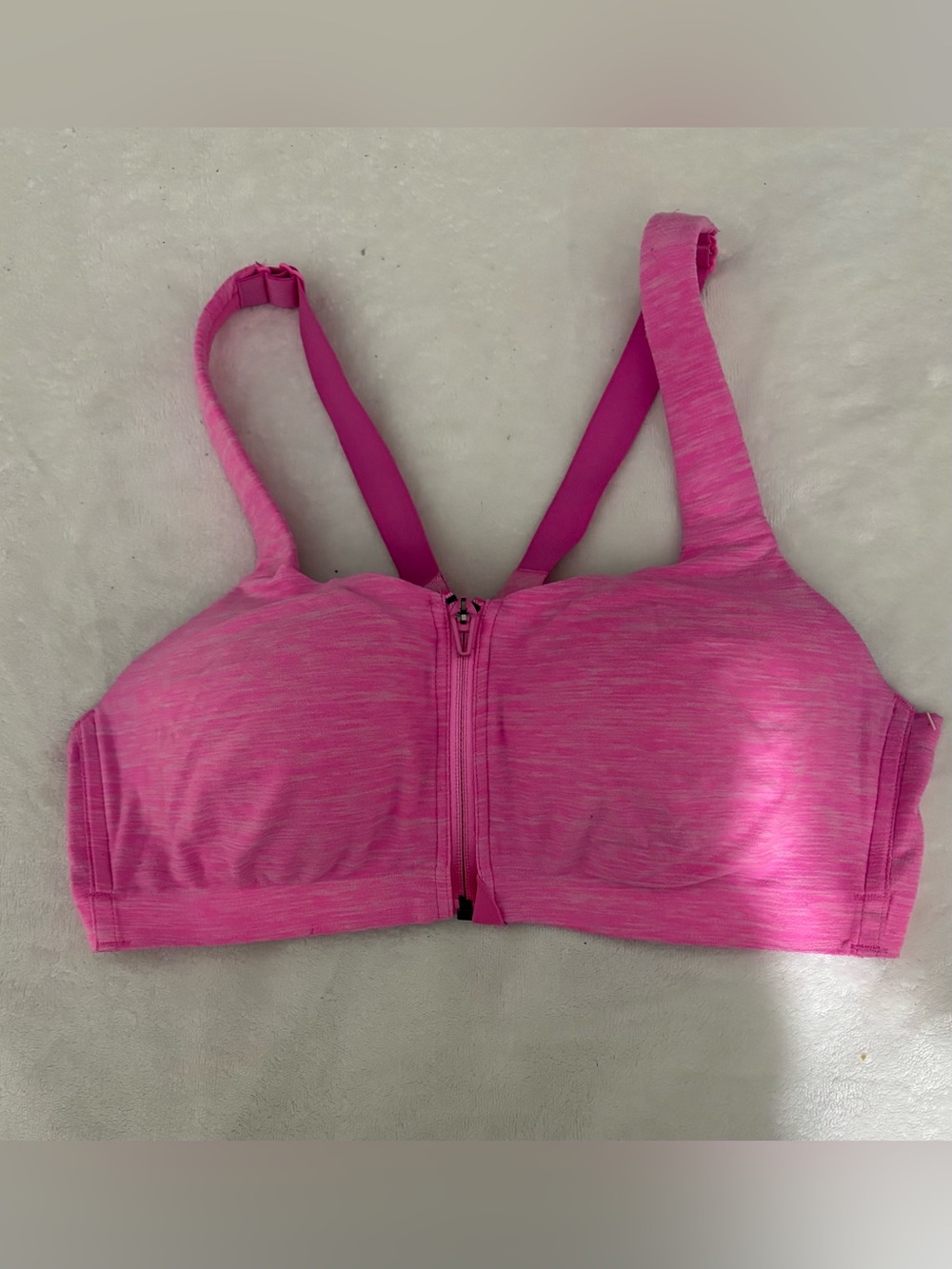 Victoria’s Secret Pink Knockout Front Close Sports Bra 36C. A bra within a bra